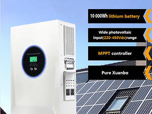 Система хранения энергии S100 5000W/10000Wh - инвертор+ зарядка+ контроллер+ аккумулятор.