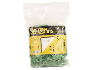 Система укладання та вирівнювання плитки SVP Mini основа 1.0 мм 500шт SIGMA (8240881)