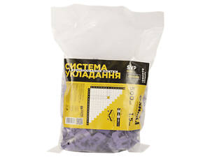 Система укладання та вирівнювання плитки SVP Mini основа 1.5 мм 500шт SIGMA (8240931)