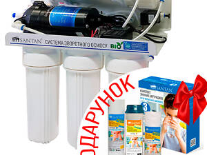 Система зворотного осмосу SANTAN , 50G RO5P, 5 ступенів, з помпою