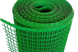 Сітка пластикова 0.5х100 м комірка 12х14 мм для забору вольєру