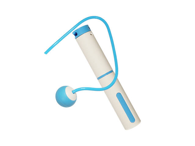 Скакалка для фітнеса цифрова, блакитний - Фото 5