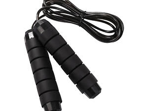 Скакалка для фітнесу, чорна