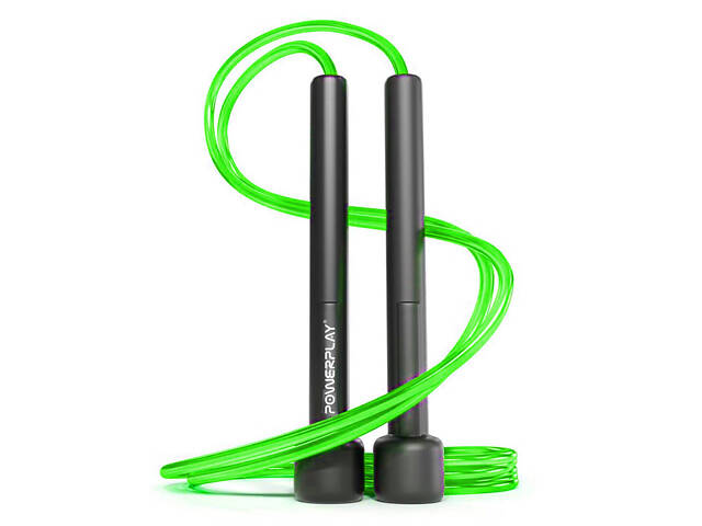 Скакалка PowerPlay 4201 Basic Jump Rope Зелена (2,8m.) - Фото NaN
