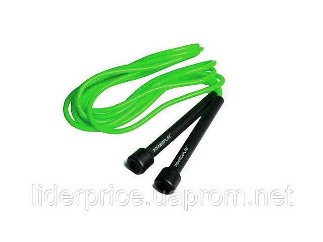 Скакалка PowerPlay 4201 Basic Jump Rope Зелена (2,8m.), Оригінал! - Фото 2
