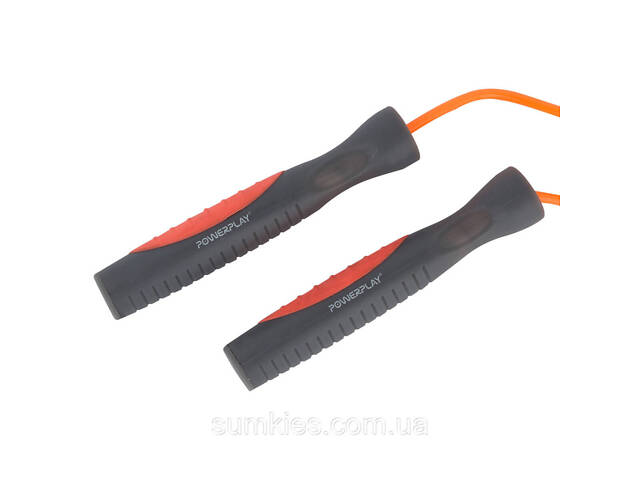 Скакалка PowerPlay 4204 Classic Jump Rope Помаранчева (2,7m.) - Фото 3