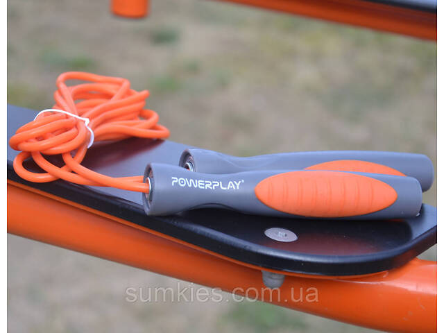 Скакалка PowerPlay 4204 Classic Jump Rope Помаранчева (2,7m.) - Фото 6