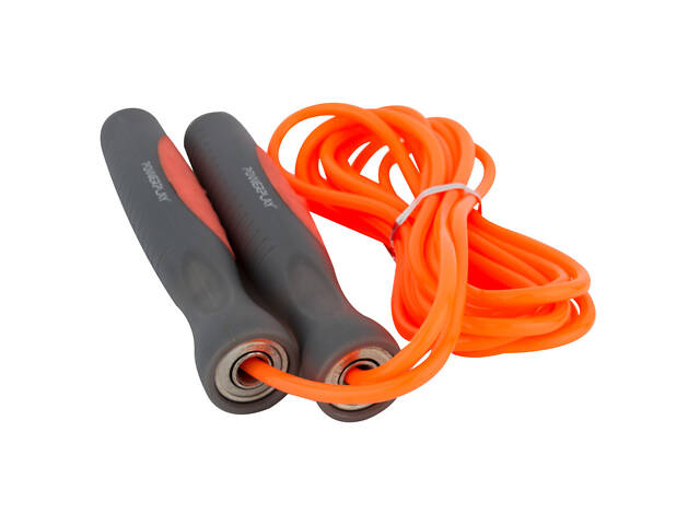 Скакалка PowerPlay 4204 Classic Jump Rope Помаранчева (2,7m.) - Фото 3