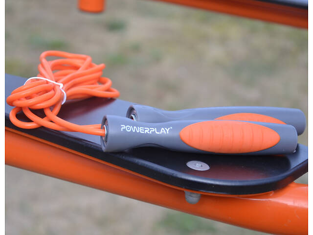 Скакалка PowerPlay 4204 Classic Jump Rope Помаранчева (2,7m.) - Фото 9