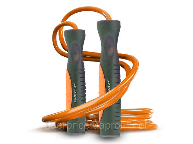 Скакалка PowerPlay 4204 Classic Jump Rope Помаранчева (2,7m.), Оригінал! - Фото 1