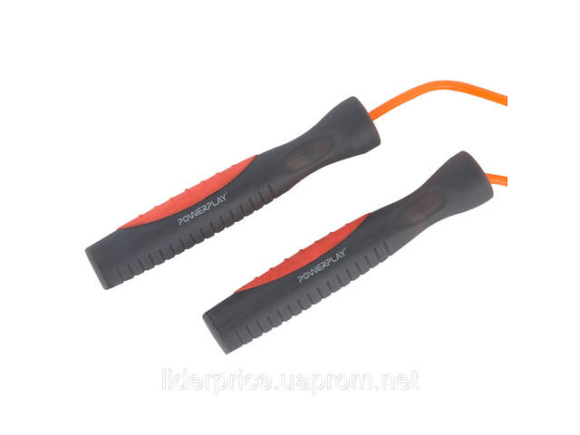 Скакалка PowerPlay 4204 Classic Jump Rope Помаранчева (2,7m.), Оригінал! - Фото 3