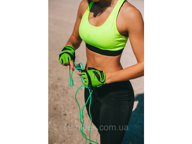 Скакалка PowerPlay 4204 Classic Jump Rope Зелена (2,7m.) - Фото 5