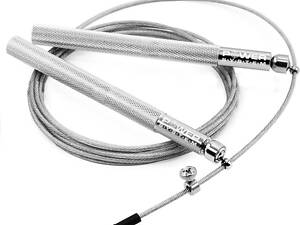 Скакалка швидкісна Power System PS-4064 Ultra Jump Rope Silver (2,75m.)