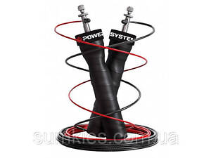 Скакалка швидкісна Power System PS-4079 Hi-Spedd Jump Rope Black (3m.)
