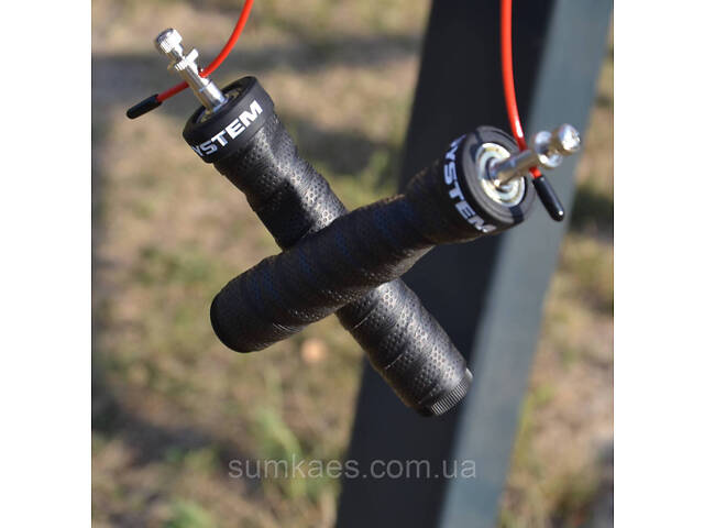 Скакалка швидкісна Power System PS-4079 Hi-Spedd Jump Rope Black (3m.) - Фото 5