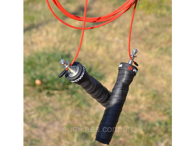 Скакалка швидкісна Power System PS-4079 Hi-Spedd Jump Rope Black (3m.) - Фото 7
