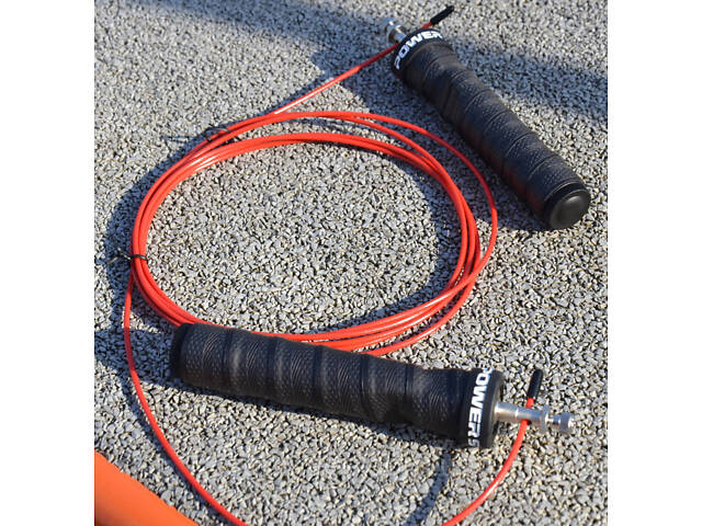 Скакалка швидкісна Power System PS-4079 Hi-Spedd Jump Rope Black (3m.) - Фото 9