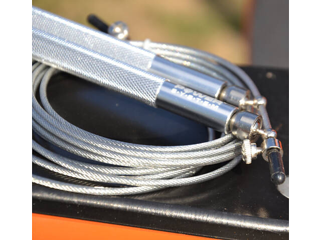 Скакалка швидкісна Power System PS-4064 Ultra Jump Rope Silver (2,75m.) - Фото 6