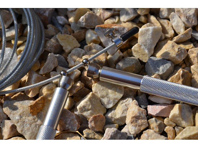 Скакалка швидкісна Power System PS-4064 Ultra Jump Rope Silver (2,75m.) - Фото 8