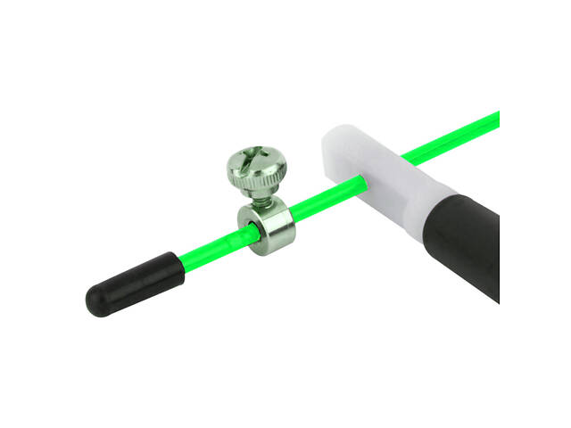 Скакалка швидкісна PowerPlay 4202 Ultra Speed Rope Зелена (2,9m.) - Фото 4