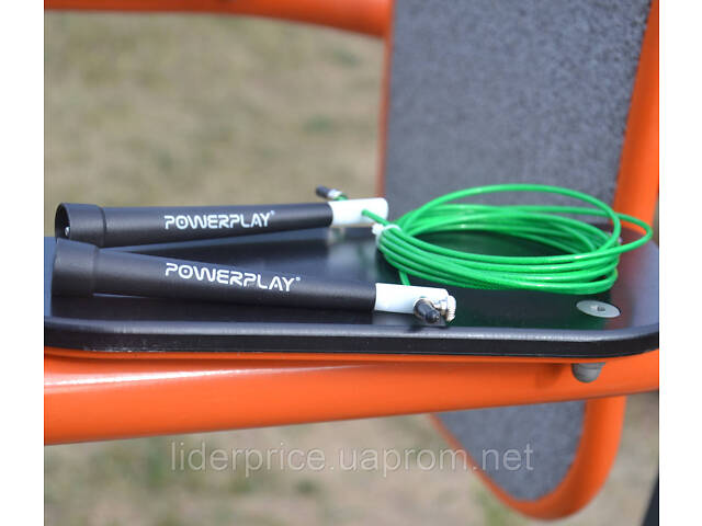 Скакалка швидкісна PowerPlay 4202 Ultra Speed Rope Зелена (2,9m.), Оригінал! - Фото 9