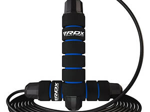 Скакалка швидкісна RDX SKIPPING ROPE STEEL COATED CABLE W1 Blue