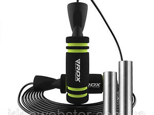 Скакалка швидкісна RDX X2 з обтяжувачами Green