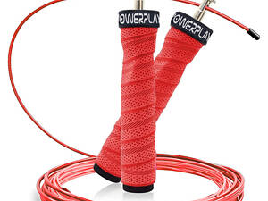 Скакалка швидкісна на підшипниках PowerPlay 4208 Червона
