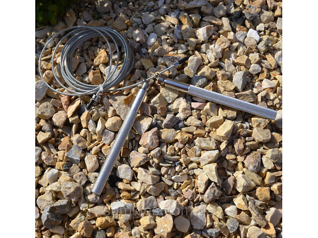 Скакалка швидкісна Power System PS-4064 Ultra Jump Rope Silver (2,75m.) - Фото 9