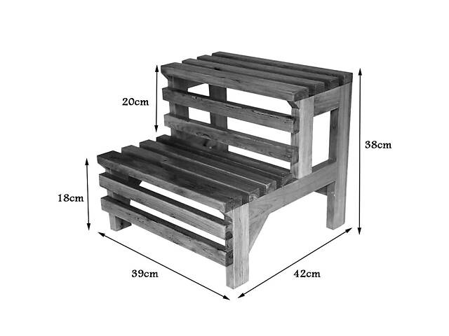 Скамейка-ступенька 'Тринити' бланже - Фото 6