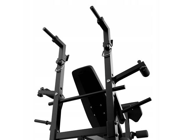 Скамья тренировочная для жима 4FIZJO Ultra с партой Скотта Black (P-5905973404228) - Фото 8