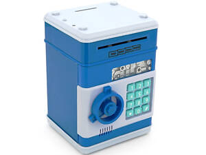 Скарбничка-сейф YT41597, кодовий замок, Blue, Box