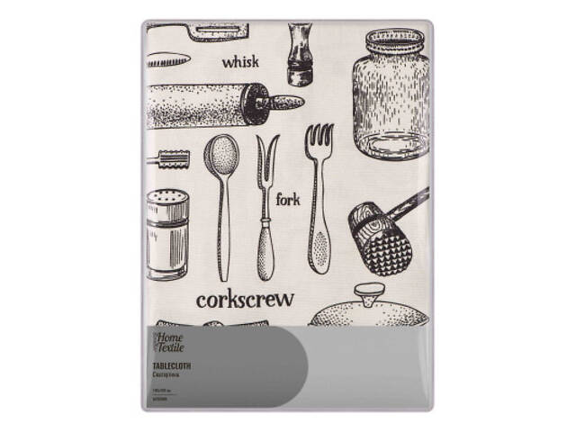 Скатерть Ardesto Kitchen 90% поліестер, 10% бавовна 120х140 см (ART07KN) - Фото 1