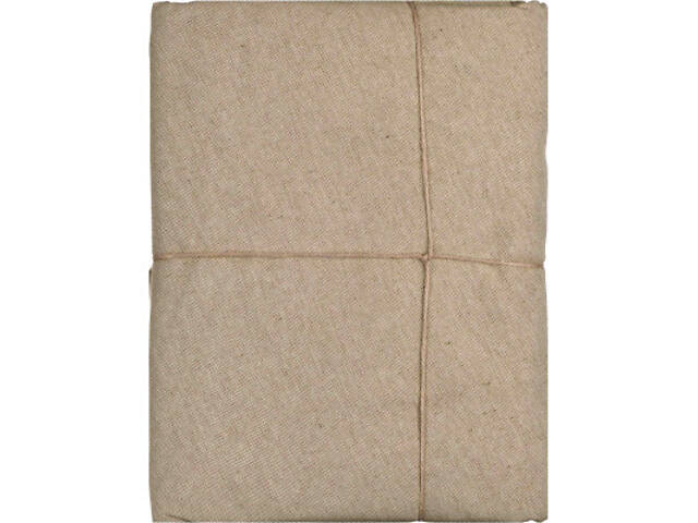 Скатертина Ardesto Oliver, 100% бавовна, шоколадна кругла 136 см (ART10OR) - Фото 2