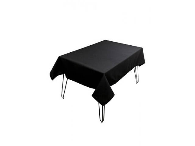 Скатерть Прованс Kelly чорна 140х140 см (032908) - Фото 1