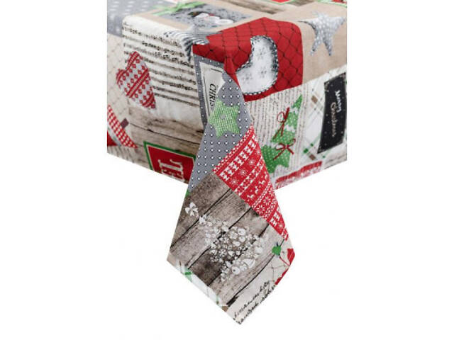 Скатерть Прованс Merry Christmas 180x132 см (4823093451421) - Фото 1
