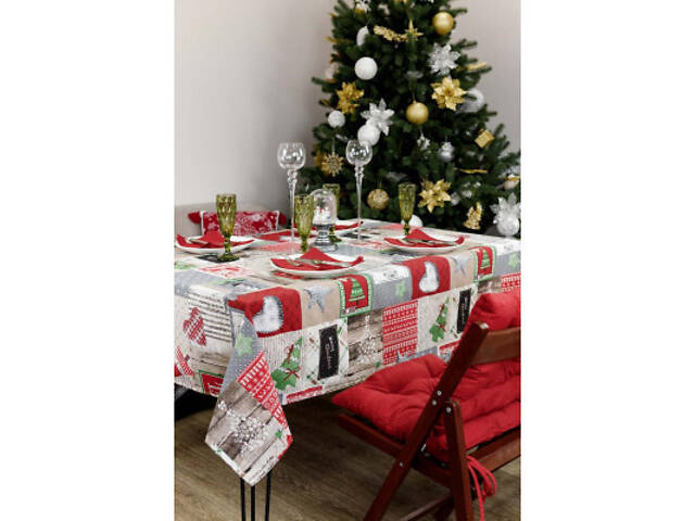 Скатерть Прованс Merry Christmas 180x132 см (4823093451421) - Фото 2