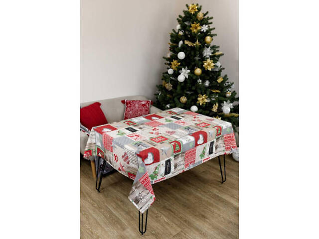 Скатерть Прованс Merry Christmas 180x132 см (4823093451421) - Фото 6