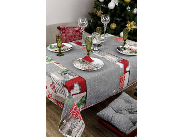 Скатерть Прованс Merry Christmas 180x132 см (4823093451421) - Фото 7