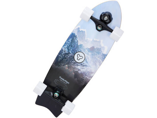 Скейтборд дитячий Yvolution Dynamo Cruiser LED 76 см, синій (YS52B2) - Фото 9