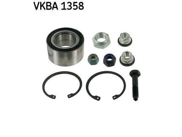 SKF VKBA 1358 Підшипник маточини (передньої) VW Caddy II -04 (40x72x37) (к-кт)