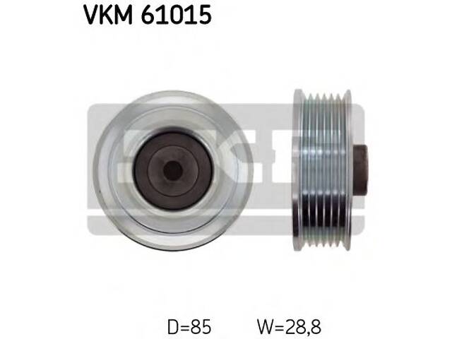 SKF VKM61015. Паразитний/провідний ролик, полікліновий ремень