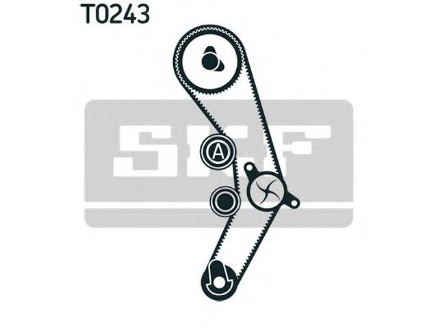 SKF VKMA01135. Комплект реміню ГРМ