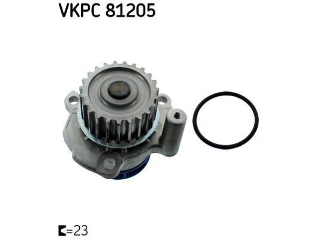 SKF VKPC 81205 Насос воды VW Golf V/VI/Audi A4/A6 2.0 TFSI 04-12 (23z)