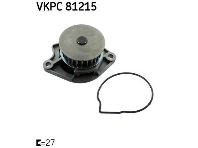 SKF VKPC 81215 Насос воды Seat Cordoba/Ibiza/VW Caddy/Polo 1.0i/1.4 96-02 (27z)