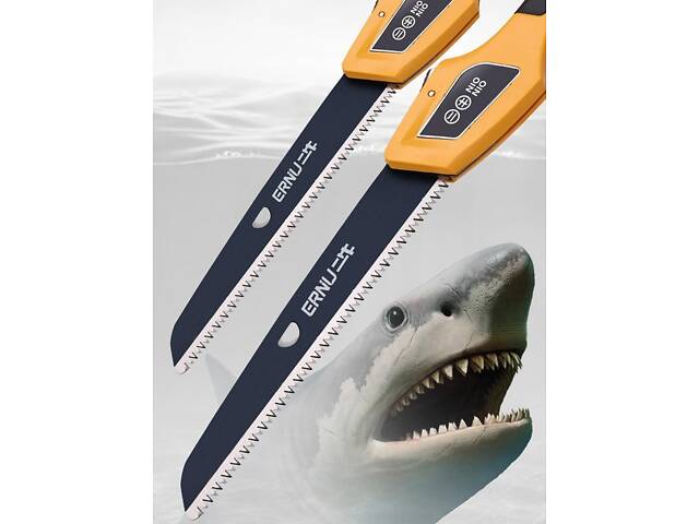 Складная пилка по дереву Folding Saw S250. Складная ножовка для дерева. Компактная пилка - Фото 1