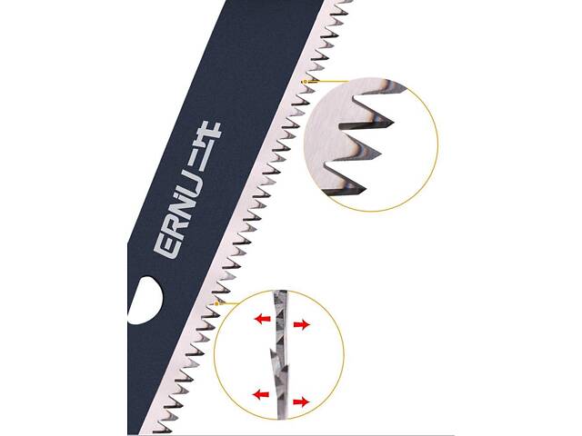 Складная пилка по дереву Folding Saw S250. Складная ножовка для дерева. Компактная пилка - Фото 3