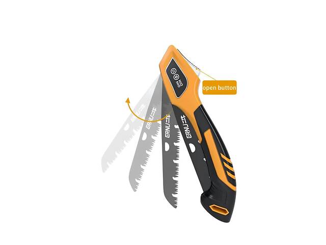 Складна пилка по дереву Folding Saw S250. Складна ножівка для дерева. Компактна пилка - Фото 2