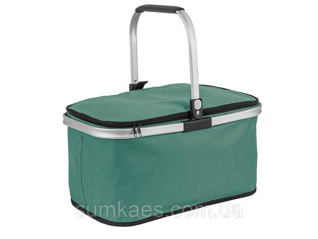Складана сумка, кошик з алюмінієвою рамою 26L Topmove зелена - Фото 1