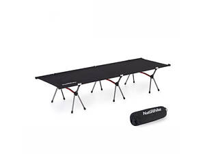 Складная туристическая кровать Naturehike NH20JJ009 алюминий (Черный)